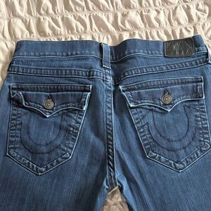 True Religion Men’s  Classic Blue Straight Cut Jeans